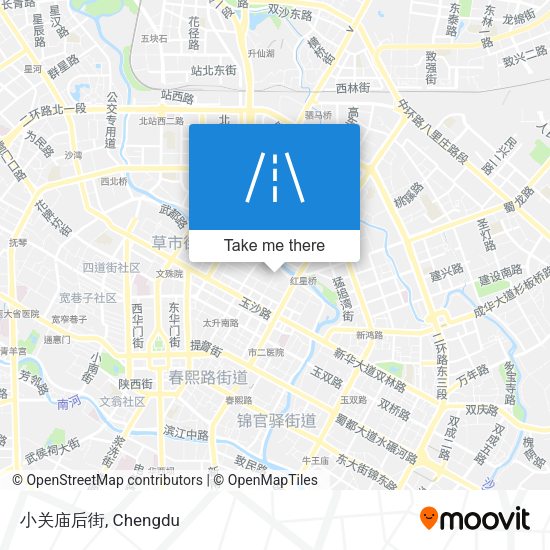 小关庙后街 map