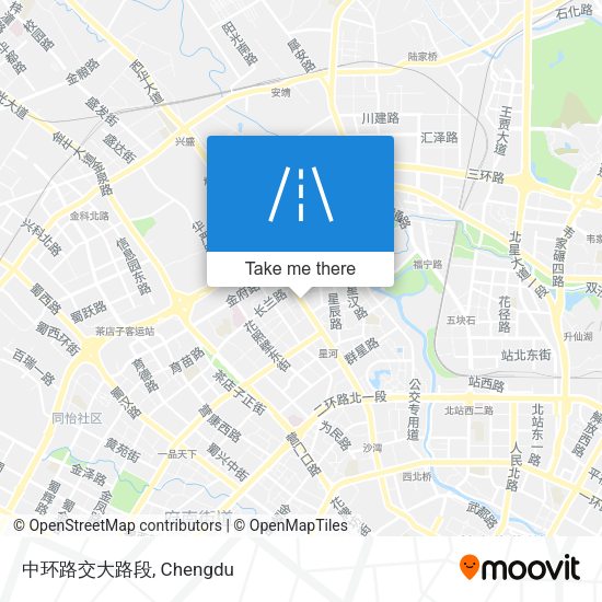 中环路交大路段 map