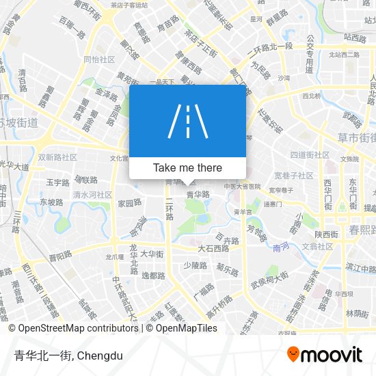 青华北一街 map