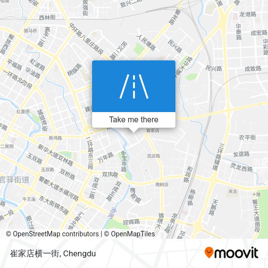 崔家店横一街 map