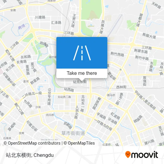 站北东横街 map