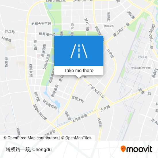 塔桥路一段 map