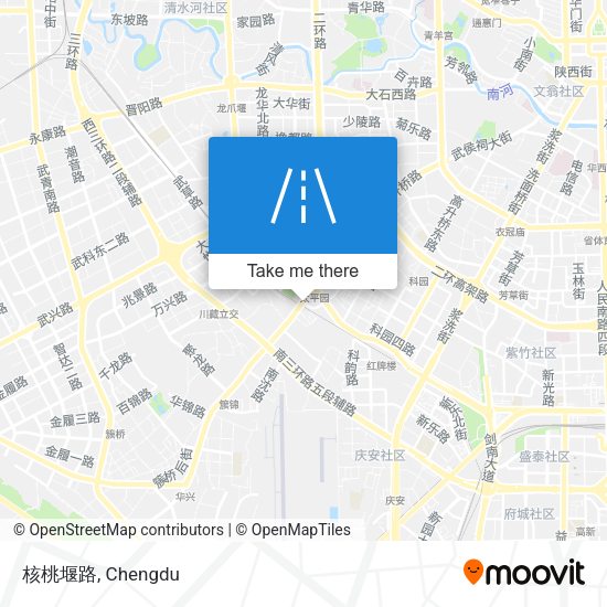 核桃堰路 map