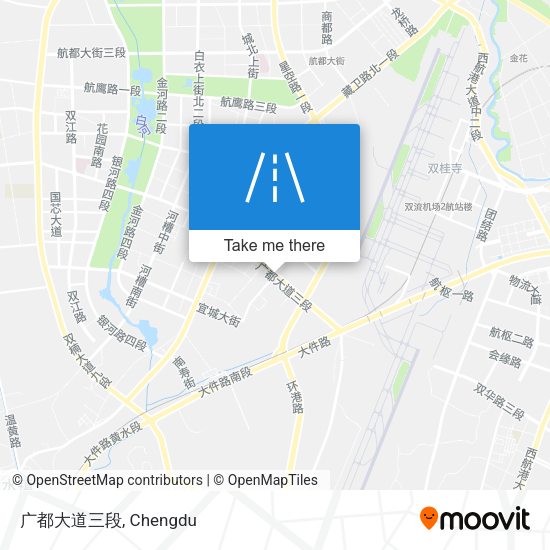 广都大道三段 map