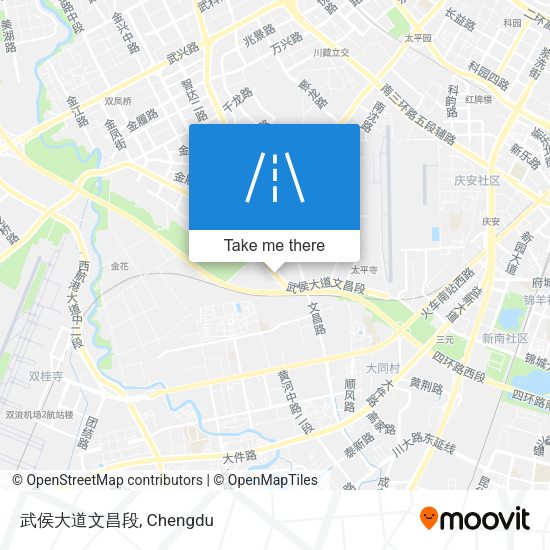 武侯大道文昌段 map