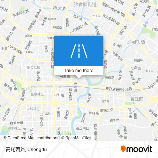 高翔西路 map