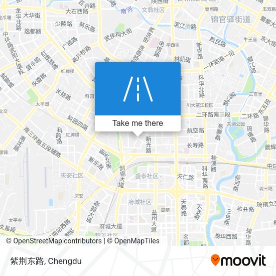 紫荆东路 map