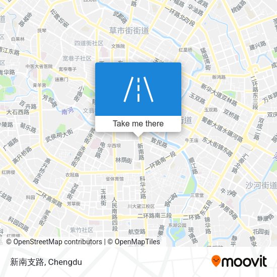 新南支路 map