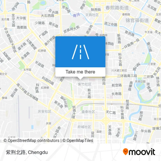 紫荆北路 map