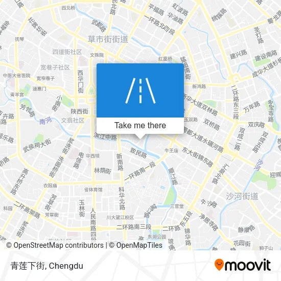 青莲下街 map