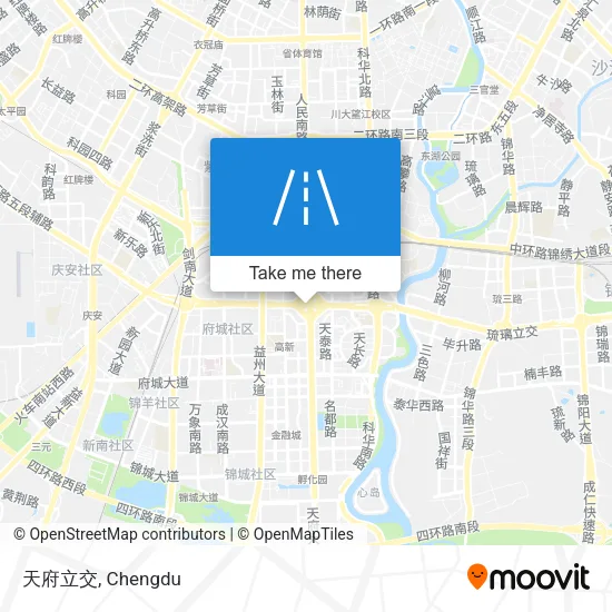 天府立交 map