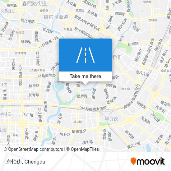 东怡街 map