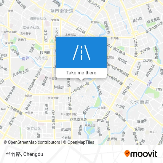 丝竹路 map