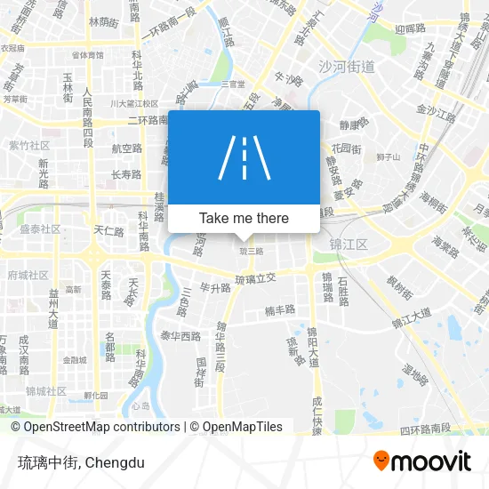 琉璃中街 map