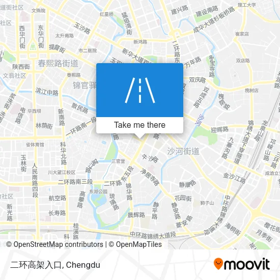 二环高架入口 map