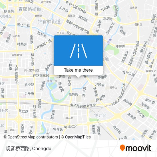观音桥西路 map