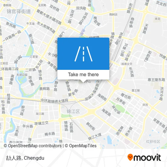 劼人路 map