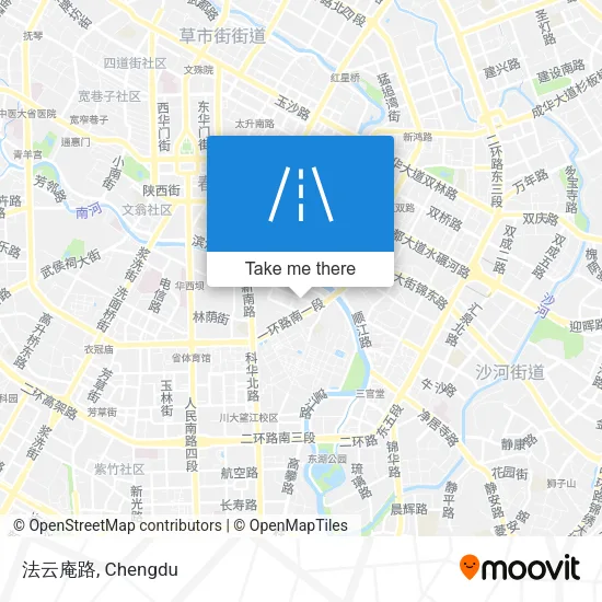 法云庵路 map