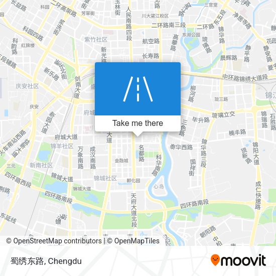 蜀绣东路 map