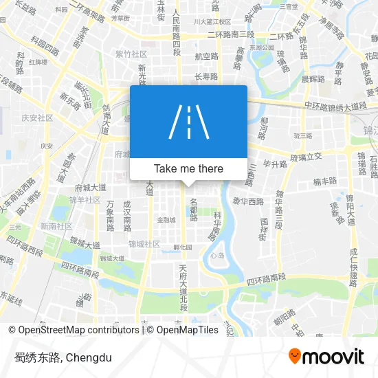 蜀绣东路 map