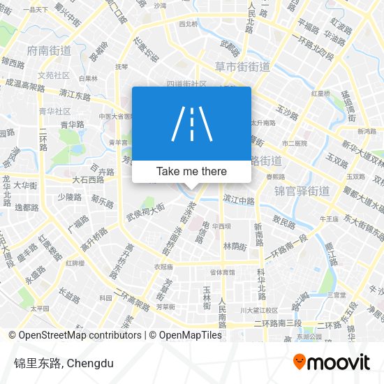 锦里东路 map