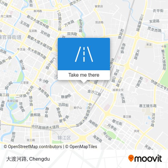 大渡河路 map