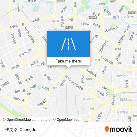佳灵路 map