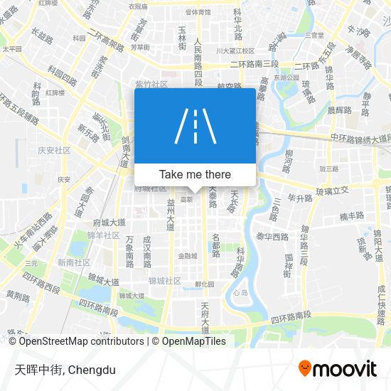天晖中街 map