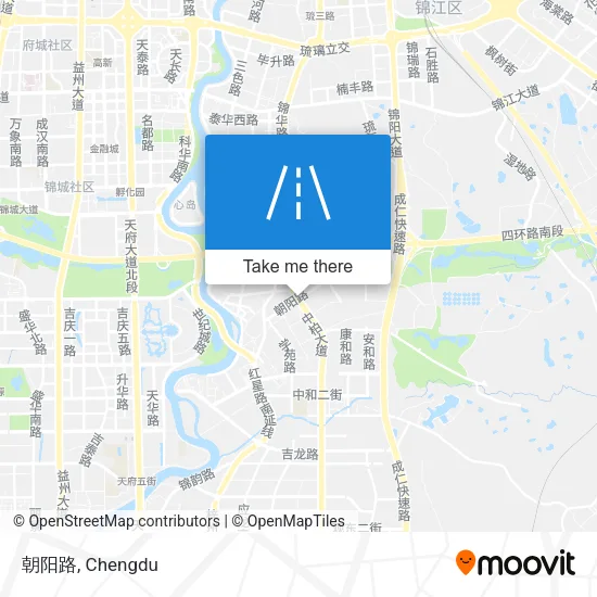 朝阳路 map