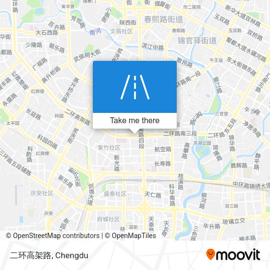 二环高架路 map