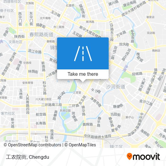 工农院街 map