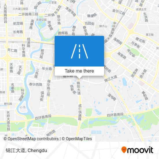 锦江大道 map