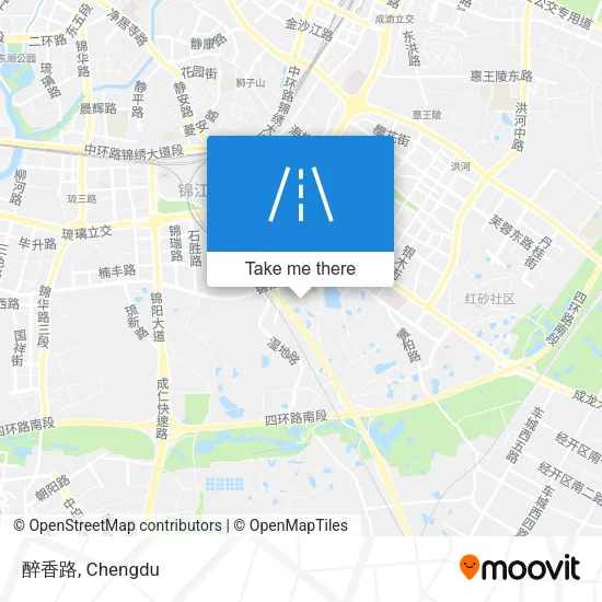 醉香路 map