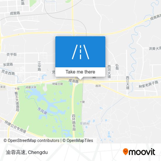 渝蓉高速 map