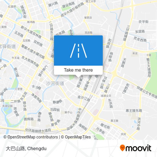 大巴山路 map