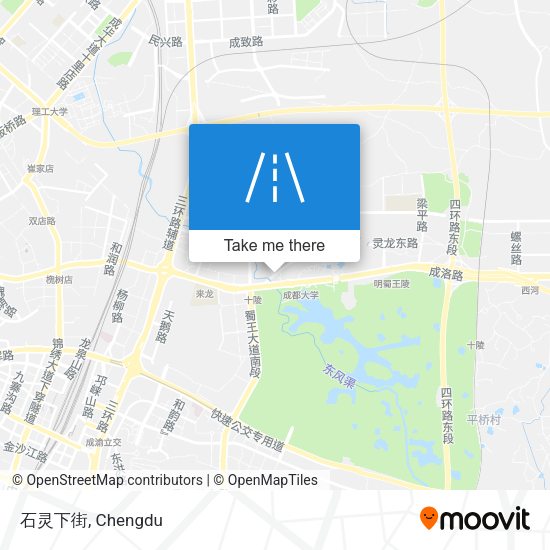 石灵下街 map