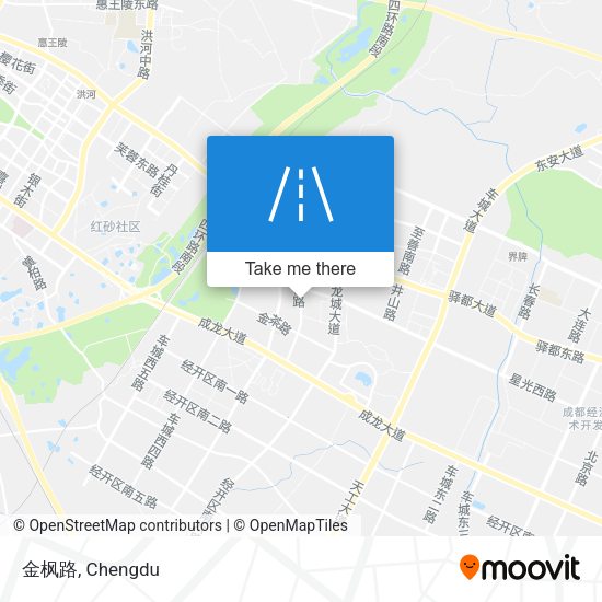 金枫路 map