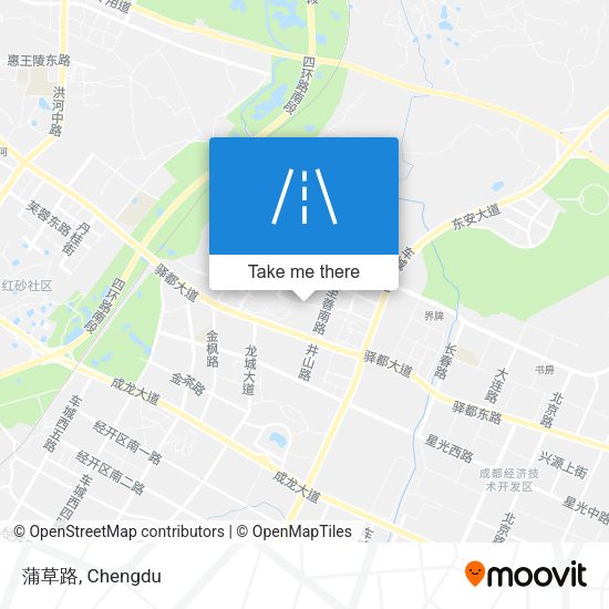 蒲草路 map