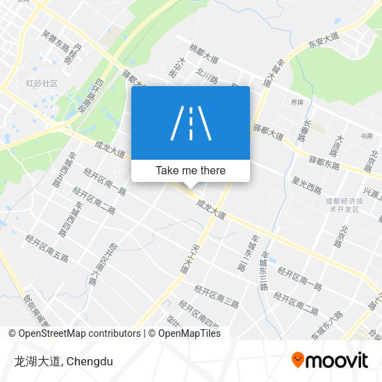 龙湖大道 map