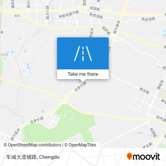 车城大道辅路 map