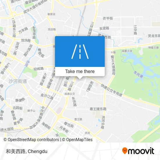 和美西路 map