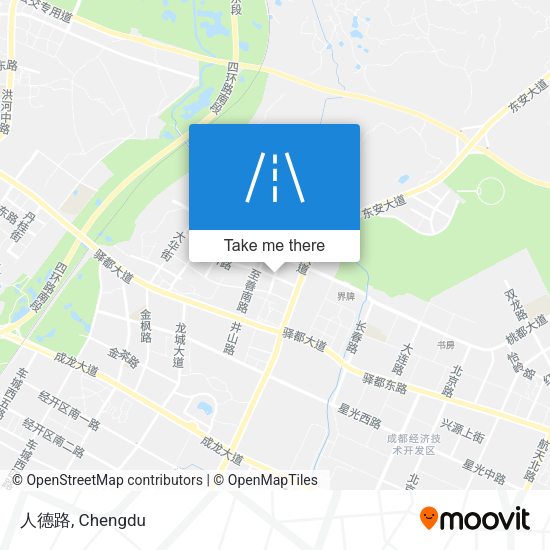 人德路 map