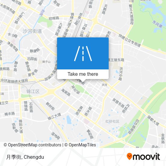 月季街 map