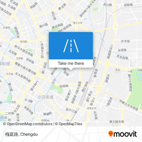 槐庭路 map