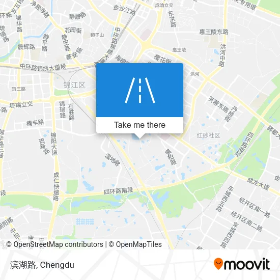 滨湖路 map