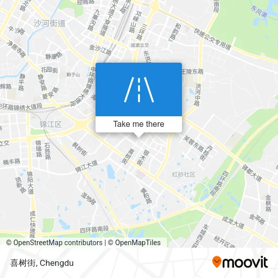喜树街 map