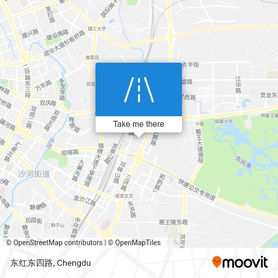东红东四路 map