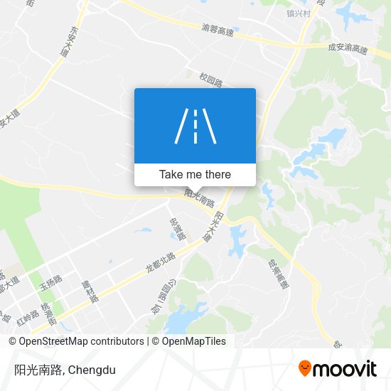 阳光南路 map