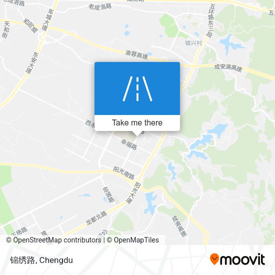 锦绣路 map