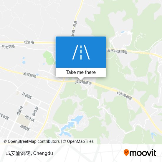 成安渝高速 map